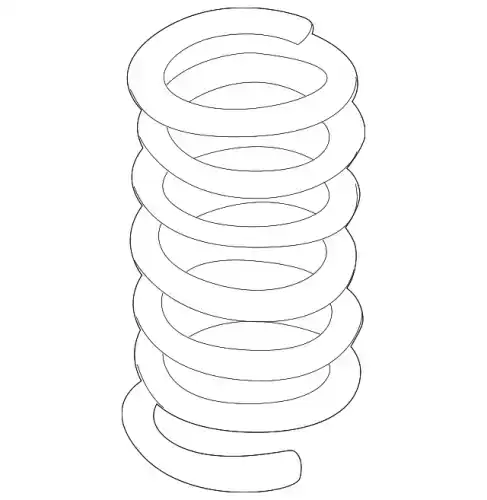 пружина подвески 5535026900-DS MOBIS