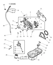 O RING ENGINE OIL LEVEL TUBE MD075834 CHRYSLER