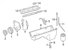Engine Oil Drain Plug Gasket C2OZ-6734-A FORD