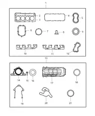 Прокладка ГБЦ CHRYSLER 5302 1620AE