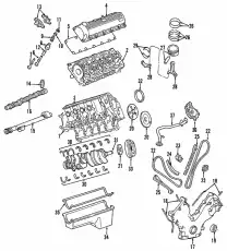 Прокладка ГБЦ FORD 5C3Z-6051-AA