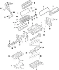Прокладка ГБЦ FORD 8C3Z-6051-B