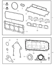 Прокладка ГБЦ CHRYSLER 5037 592AB