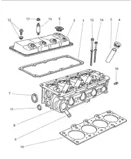 Прокладка ГБЦ CHRYSLER 4777072AB