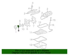 Seal Assy - Crankshaft Oil - Front 3C3Z-6700-BA FORD