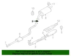 Прокладка коллектора CHRYSLER MB687012