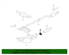 Прокладка глушителя FORD F3DZ-5E241-A