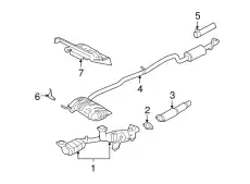 Прокладка глушителя FORD F3DZ-5E241-A