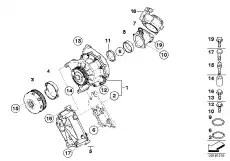 Профильная прокладка !D=79.5MM \BMW 3' E46, 5' E39, E60, 7' E65, E66, X3 E83, X5 E53, Z3 13 54 7 504 729
