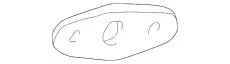 EGR Valve Gasket F6TZ-9D476-DA FORD