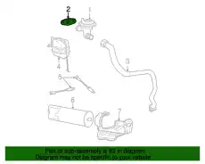EGR Valve Gasket F6TZ-9D476-DA FORD