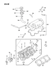 BOLT CYLINDER HEAD MD065959 CHRYSLER