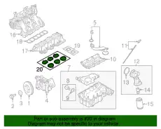 Прокладка коллектора FORD 7T4Z-9439-A