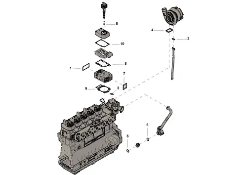 Engine Cylinder Head Gasket Set 4352579 CUMMINS