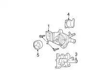 Engine Water Pump Housing O-Ring W702259-S300 FORD