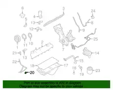 Кольцо уплотнительное ЛиАЗ дв. САТ 3116 3C3Z-6734-AA FORD