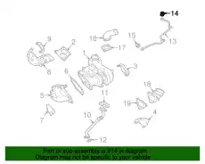 GASKET, WATER LINE MF660064 CHRYSLER