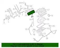 Прокладка клапанной крышки FORD 4C3Z-6584-CA