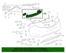 Усилитель бампера DAEWOO 22873239