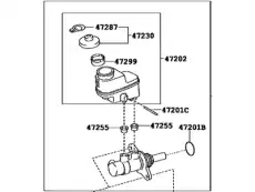 ГЛТОРМЦИЛИНДР 47201-42380 TOYOTA / LEXUS