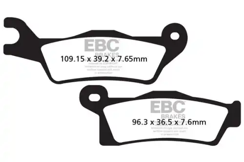 Тормозные колодки дисковые EBC FA617R