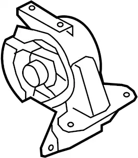 ПОДУШКА ДВИГАТЕЛЯ ЛЕВАЯ TD1139070 MAZDA