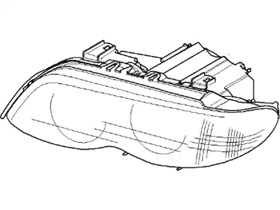 Фара BMW 63 12 7 164 443