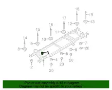!Втулка рамы D5UZ-1000155-AA FORD