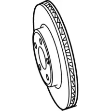 Тормозной диск CHRYSLER 05154118AD ,