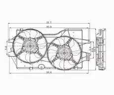 Модуль вентиляторов NS 620140 TYC
