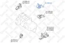 Подушка крепления двигателя STELLOX 25-71056-SX