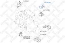 Подушка крепления двигателя STELLOX 25-71067-SX