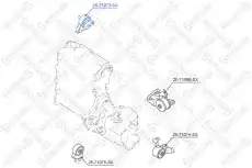 Подушка крепления двигателя STELLOX 25-71073-SX