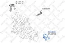 Подушка крепления двигателя STELLOX 25-71099-SX