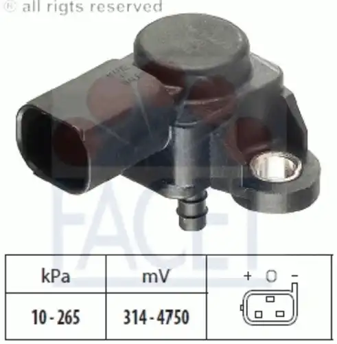Датчик АБСолютного давления 10.3102 FACET