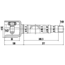 ШРУС ВНУТРЕННИЙ_ZIKMAR Z87512R