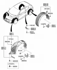 БРЫЗГОВИК 868612V300 HYUNDAI