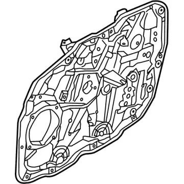 внутренняя панель двери 82481D2000 HYUNDAI