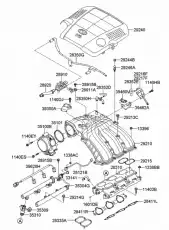 впускной коллектор двигателя 283103C701 HYUNDAI