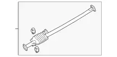 ВЫХЛОПНАЯ ТРУБА 286502E170 HYUNDAI