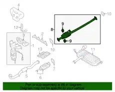 ВЫХЛОПНАЯ ТРУБА 286502E170 HYUNDAI