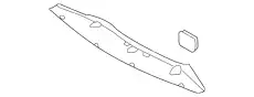 защита бампера 86690D2000 HYUNDAI