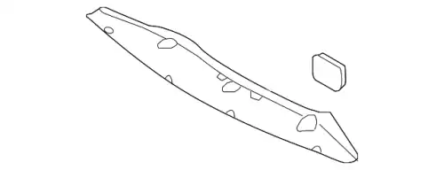защита бампера 86690D2000 HYUNDAI