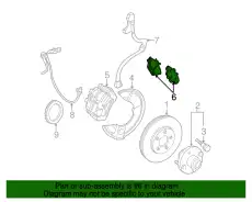 Тормозные колодки дисковые FORD 1U2Z-2V001-LA