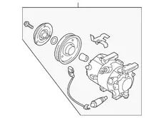 compressor assy 97701A6502 HYUNDAI