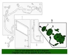 compressor assy 97701A6502 HYUNDAI