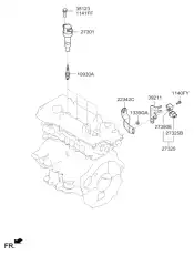 кронштейн конденсатора 273252B040 HYUNDAI