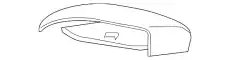 крышка зеркала двери 87616F2000 HYUNDAI