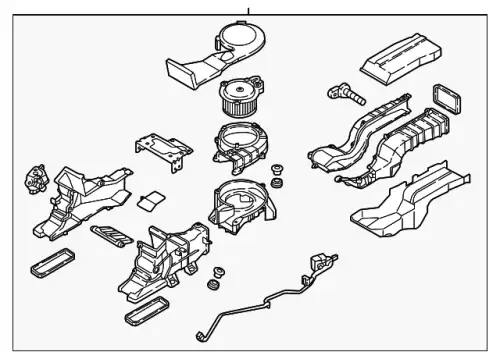 Вентилятор отопителя HYUNDAI / KIA 97900D2000