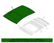 панель крыши 67111D2050 HYUNDAI